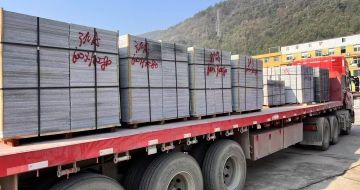 昭通 芝麻灰地铺石出货日常