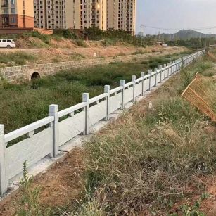 昭通 白麻河道栏杆效果展示图