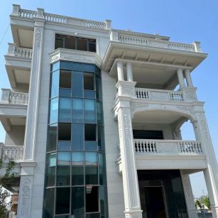 昭通 白麻花岗岩别墅外墙干挂效果展示