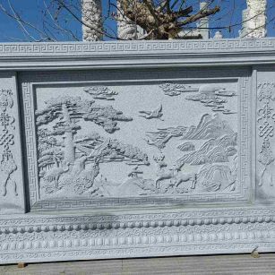 昭通 芝麻白大型照壁，屏风，影壁