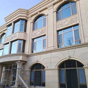 昭通 黄金麻花岗岩别墅外墙干挂