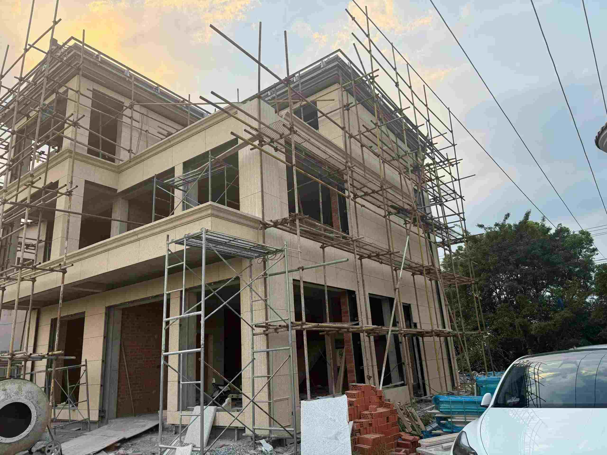 昭通 黄金麻荔枝面花岗岩外墙干挂