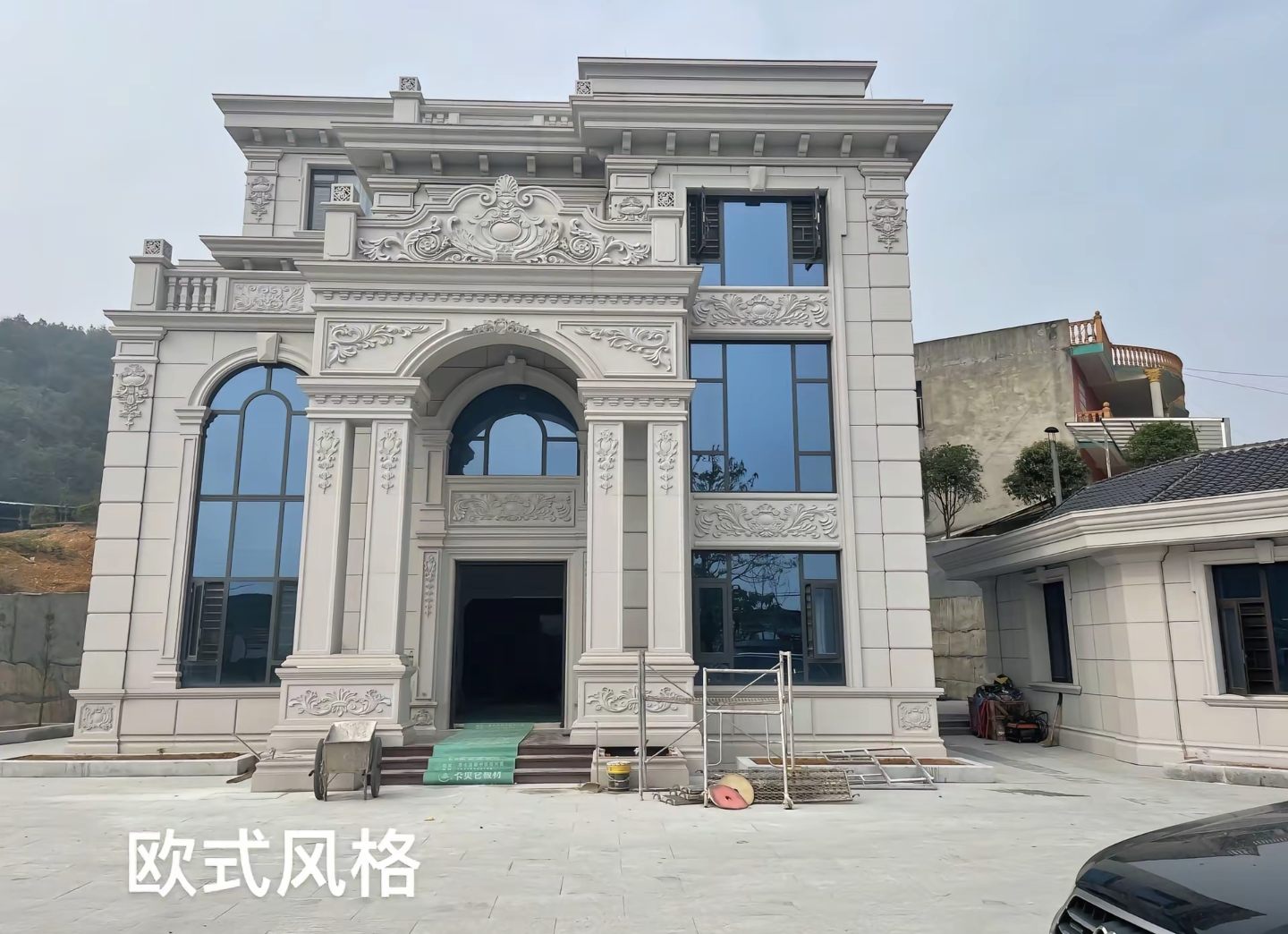 昭通 白麻花岗岩别墅外墙干挂